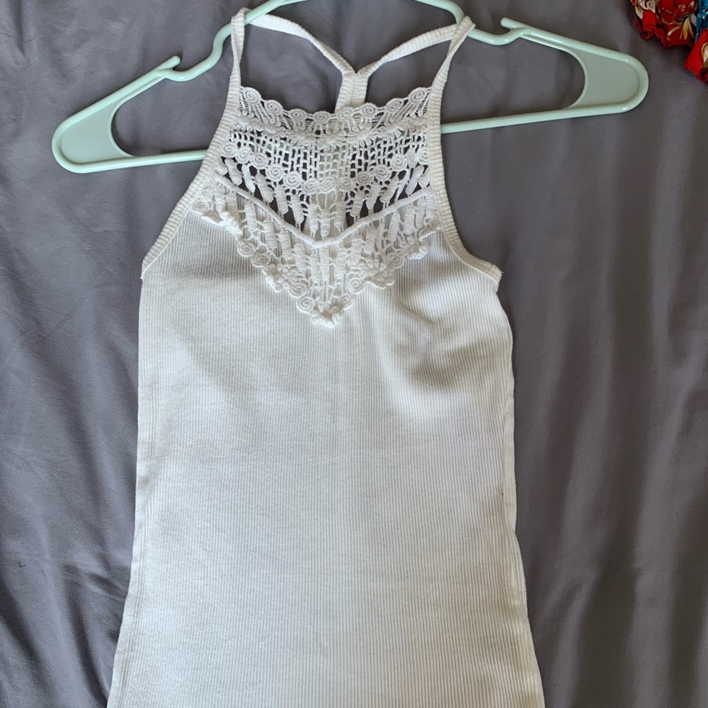 White tank top